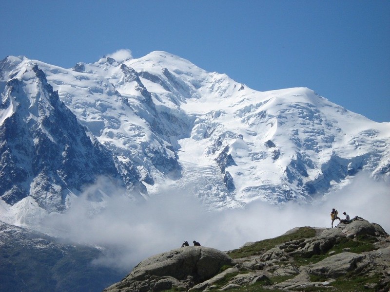 Refuge des cosmiques : Au sommet du mont blanc